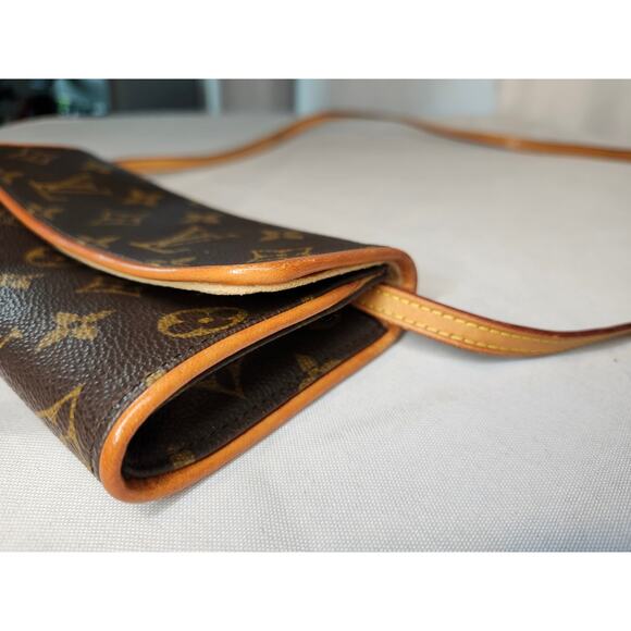 Louis Vuitton Monogram Twin Pochette PM Crossbody Bag Vintage Y2K - Picture 5 of 16